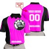 LIMITED EDITION - CUSTOM NAME MOTOCROCSS V2 - SEA DOO - PINK - POLO SHIRT