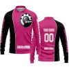 LIMITED EDITION - CUSTOM NAME MOTOCROCSS V2 - SEA DOO - PINK 1 - LONG SLEEVE POLO SHIRT