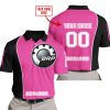 LIMITED EDITION - CUSTOM NAME MOTOCROCSS V2 - SEA DOO - PINK 1 - POLO SHIRT