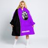 LIMITED EDITION - CUSTOM NAME MOTOCROCSS V2 - SEA DOO - PURPLE - OODIE BLANKET HOODIE