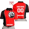 LIMITED EDITION - CUSTOM NAME MOTOCROCSS V2 - SEA DOO - RED - POLO SHIRT