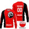 LIMITED EDITION - CUSTOM NAME MOTOCROCSS V2 - SEA DOO - RED - SWEATER UGLY
