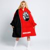 LIMITED EDITION - CUSTOM NAME MOTOCROCSS V2 - SEA DOO - RED - OODIE BLANKET HOODIE