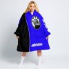 LIMITED EDITION - CUSTOM NAME MOTOCROCSS V2 - SKI DOO - BLUE - OODIE BLANKET HOODIE