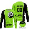 LIMITED EDITION - CUSTOM NAME MOTOCROCSS V2 - SKI DOO - GREEN 1 - SWEATER UGLY