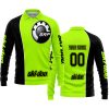 LIMITED EDITION - CUSTOM NAME MOTOCROCSS V2 - SKI DOO - NEON - LONG SLEEVE POLO SHIRT