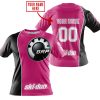 LIMITED EDITION - CUSTOM NAME MOTOCROCSS V2 - SKI DOO - PINK 1 - T-SHIRT
