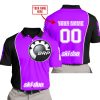 LIMITED EDITION - CUSTOM NAME MOTOCROCSS V2 - SKI DOO - PURPLE - POLO SHIRT