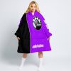 LIMITED EDITION - CUSTOM NAME MOTOCROCSS V2 - SKI DOO - PURPLE - OODIE BLANKET HOODIE