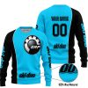 LIMITED EDITION - CUSTOM NAME MOTOCROCSS V2 - SKI DOO - SKY BLUE - SWEATER UGLY
