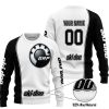 LIMITED EDITION - CUSTOM NAME MOTOCROCSS V2 - SKI DOO - WHITE - SWEATER UGLY