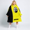 LIMITED EDITION - CUSTOM NAME MOTOCROCSS V2 - SKI DOO - YELLOW - OODIE BLANKET HOODIE