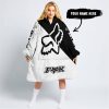 TOO FAST TO LIVE TOO YOUNG TO DIE - 3D ALL OVER PRINTED - FOX RACING - BLACK - OODIE BLANKET HOODIE