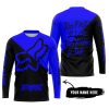 TOO FAST TO LIVE TOO YOUNG TO DIE - 3D ALL OVER PRINTED - FOX RACING - BLUE - JERSEY