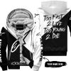 TOO FAST TO LIVE TOO YOUNG TO DIE - 3D ALL OVER PRINTED - ALPINESTARS - FLEECE ZIP HOODIE