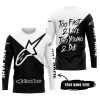 TOO FAST TO LIVE TOO YOUNG TO DIE - 3D ALL OVER PRINTED - ALPINESTARS - JERSEY