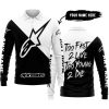 TOO FAST TO LIVE TOO YOUNG TO DIE - 3D ALL OVER PRINTED - ALPINESTARS - LONG SLEEVE POLO SHIRT