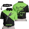 TOO FAST TO LIVE TOO YOUNG TO DIE - 3D ALL OVER PRINTED - ARCTIC-CAT - POLO SHIRT