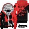 TOO FAST TO LIVE TOO YOUNG TO DIE - 3D ALL OVER PRINTED - GAS GAS - FLEECE ZIP HOODIE