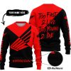 TOO FAST TO LIVE TOO YOUNG TO DIE - 3D ALL OVER PRINTED - HONDA - SWEATER UGLY