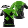 TOO FAST TO LIVE TOO YOUNG TO DIE - 3D ALL OVER PRINTED - KAWASAKI - T-SHIRT