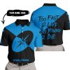 TOO FAST TO LIVE TOO YOUNG TO DIE - 3D ALL OVER PRINTED - POLARIS - BLUE - POLO SHIRT