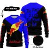 TOO FAST TO LIVE TOO YOUNG TO DIE - 3D ALL OVER PRINTED - RED BULL - SWEATER UGLY