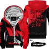 TOO FAST TO LIVE TOO YOUNG TO DIE - 3D ALL OVER PRINTED - SUZUKI - RED - FLEECE ZIP HOODIE