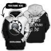 TOO FAST TO LIVE TOO YOUNG TO DIE - 3D ALL OVER PRINTED - SEA DOO