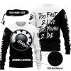TOO FAST TO LIVE TOO YOUNG TO DIE - 3D ALL OVER PRINTED - SEA DOO - SWEATER UGLY