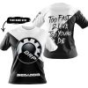 TOO FAST TO LIVE TOO YOUNG TO DIE - 3D ALL OVER PRINTED - SEA DOO - T-SHIRT