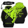 TOO FAST TO LIVE TOO YOUNG TO DIE - 3D ALL OVER PRINTED - ALPINESTARS NEON