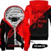 TOO FAST TO LIVE TOO YOUNG TO DIE - 3D ALL OVER PRINTED - ALPINESTARS RED - FLEECE ZIP HOODIE