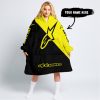 TOO FAST TO LIVE TOO YOUNG TO DIE - 3D ALL OVER PRINTED - ALPINESTARS YELLOW - OODIE BLANKET HOODIE