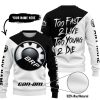 TOO FAST TO LIVE TOO YOUNG TO DIE - 3D ALL OVER PRINTED - CAN AM BLACK - SWEATER UGLY