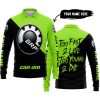 TOO FAST TO LIVE TOO YOUNG TO DIE - 3D ALL OVER PRINTED - CAN AM GREEN 1 - LONG SLEEVE POLO SHIRT