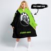 TOO FAST TO LIVE TOO YOUNG TO DIE - 3D ALL OVER PRINTED - CAN AM GREEN 1 - OODIE BLANKET HOODIE