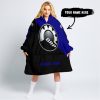 TOO FAST TO LIVE TOO YOUNG TO DIE - 3D ALL OVER PRINTED - CAN AM NAVY - OODIE BLANKET HOODIE