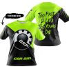 TOO FAST TO LIVE TOO YOUNG TO DIE - 3D ALL OVER PRINTED - CAN AM NEON - T-SHIRT