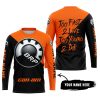 TOO FAST TO LIVE TOO YOUNG TO DIE - 3D ALL OVER PRINTED - CAN AM ORANGE - JERSEY