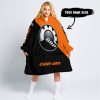 TOO FAST TO LIVE TOO YOUNG TO DIE - 3D ALL OVER PRINTED - CAN AM ORANGE - OODIE BLANKET HOODIE