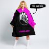 TOO FAST TO LIVE TOO YOUNG TO DIE - 3D ALL OVER PRINTED - CAN AM PINK - OODIE BLANKET HOODIE