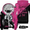 TOO FAST TO LIVE TOO YOUNG TO DIE - 3D ALL OVER PRINTED - CAN AM PINK 1 - FLEECE ZIP HOODIE