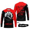 TOO FAST TO LIVE TOO YOUNG TO DIE - 3D ALL OVER PRINTED - CAN AM RED - JERSEY