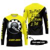 TOO FAST TO LIVE TOO YOUNG TO DIE - 3D ALL OVER PRINTED - CAN AM YELLOW - JERSEY
