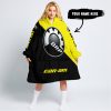 TOO FAST TO LIVE TOO YOUNG TO DIE - 3D ALL OVER PRINTED - CAN AM YELLOW - OODIE BLANKET HOODIE