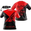 TOO FAST TO LIVE TOO YOUNG TO DIE - 3D ALL OVER PRINTED - FLY RACING RED - T-SHIRT