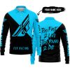 TOO FAST TO LIVE TOO YOUNG TO DIE - 3D ALL OVER PRINTED - FLY RACING SKY BLUE - LONG SLEEVE POLO SHIRT