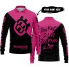 TOO FAST TO LIVE TOO YOUNG TO DIE - 3D ALL OVER PRINTED - HUSQVARNA PINK 1 - LONG SLEEVE POLO SHIRT