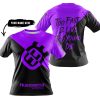TOO FAST TO LIVE TOO YOUNG TO DIE - 3D ALL OVER PRINTED - HUSQVARNA PURPLE - T-SHIRT